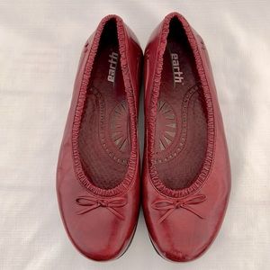 Earth~Slip Ons / Leather Ballet Flats